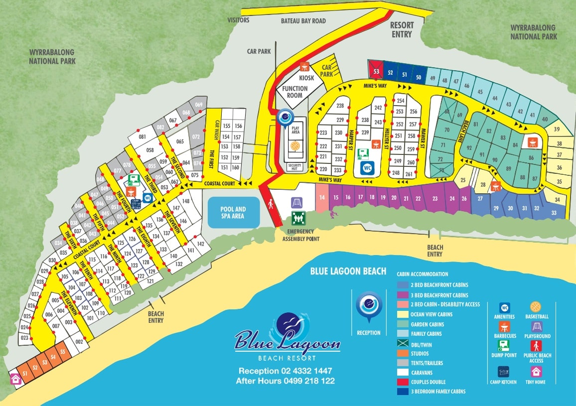 Blue Lagoon Beach Resort Caravan Park Holiday Park Accommodation