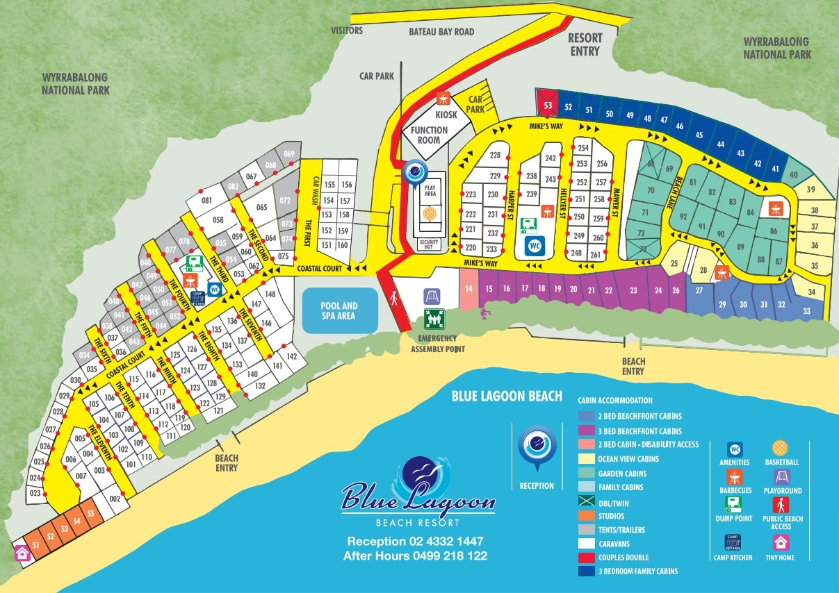 Blue Lagoon Beach Resort Caravan Park Holiday Park Accommodation