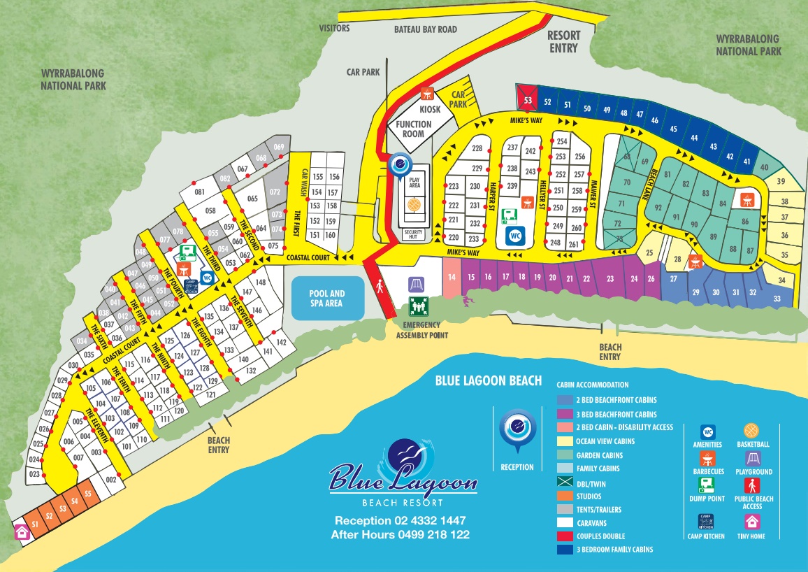 Blue Lagoon Beach Resort Caravan Park Holiday Park Accommodation