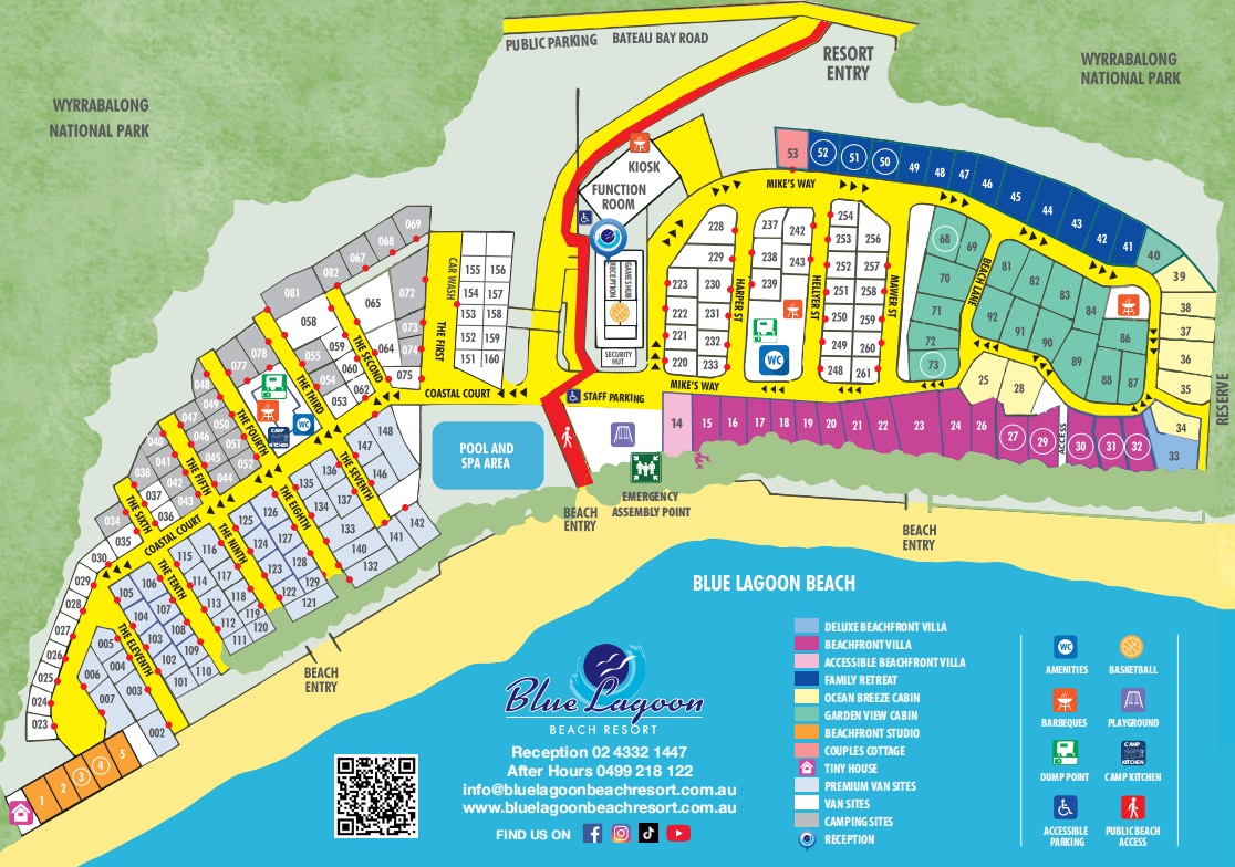 Blue Lagoon Beach Resort Caravan Park Holiday Park Accommodation